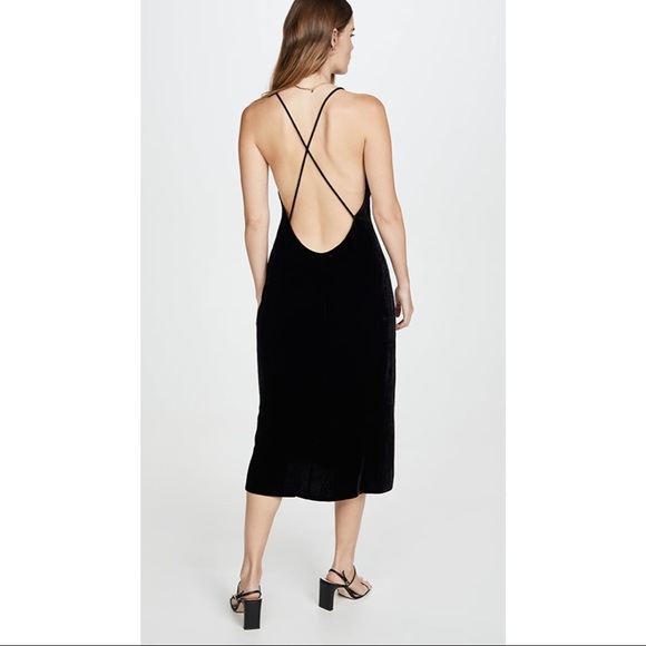 Reformation Moore Velvet Dress - Picture 2 of 6